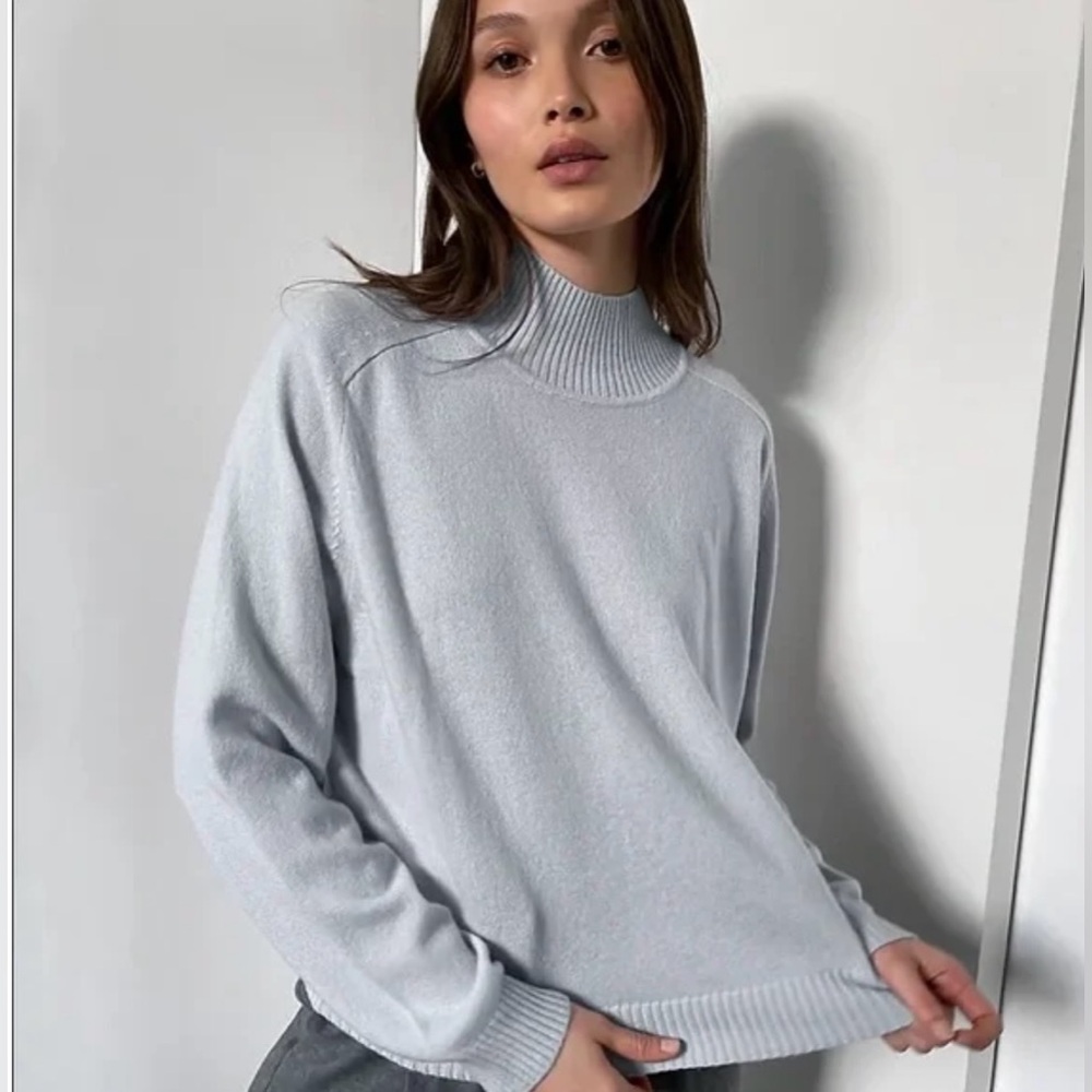 BABATON SWEATER LIGHT DUNE BLUE BLEU DUNE PALE